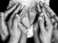 family photography glasgow studio hands feet baby